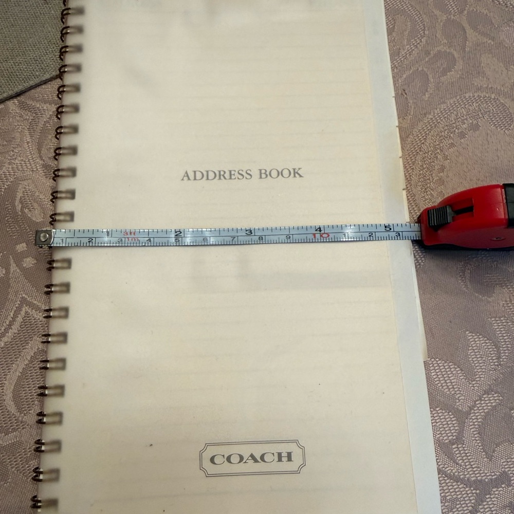 Coach Cream Address Book refill - Picture 9 of 9